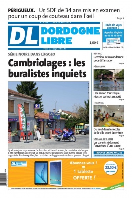 Dordogne Libre N°22477 du 29 août 2019 à télécharger sur iPad