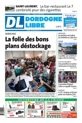 Dordogne Libre N°22468 du 19 août 2019 à télécharger sur iPad