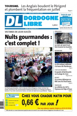 Dordogne Libre N°22453 du 31 juillet 2019 à télécharger sur iPad