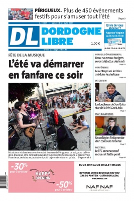 Dordogne Libre N°22419 du 21 juin 2019 à télécharger sur iPad