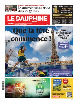 Lisez Le Dauphiné Libéré - Grenoble et son agglomération du 26 juillet 2024 sur ePresse.fr