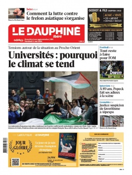 Lisez Le Dauphiné Libéré - Grenoble et son agglomération du 03 mai 2024 sur ePresse.fr