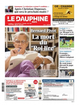 Le Dauphiné Libéré N°20240507 du 07 mai 2024 à télécharger sur iPad