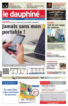 Le Dauphiné Libéré N°20191014 du 14 octobre 2019 à télécharger sur iPad