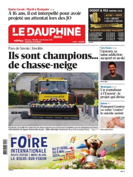 Lisez Le Dauphiné Libéré - Annecy - Rumilly - Les Aravis du 25 avril 2024 sur ePresse.fr
