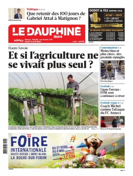 Lisez Le Dauphiné Libéré - Annecy - Rumilly - Les Aravis du 18 avril 2024 sur ePresse.fr