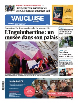 Lisez Le Dauphiné Libéré - Avignon et Carpentras, Haut-Vaucluse du 20 avril 2024 sur ePresse.fr