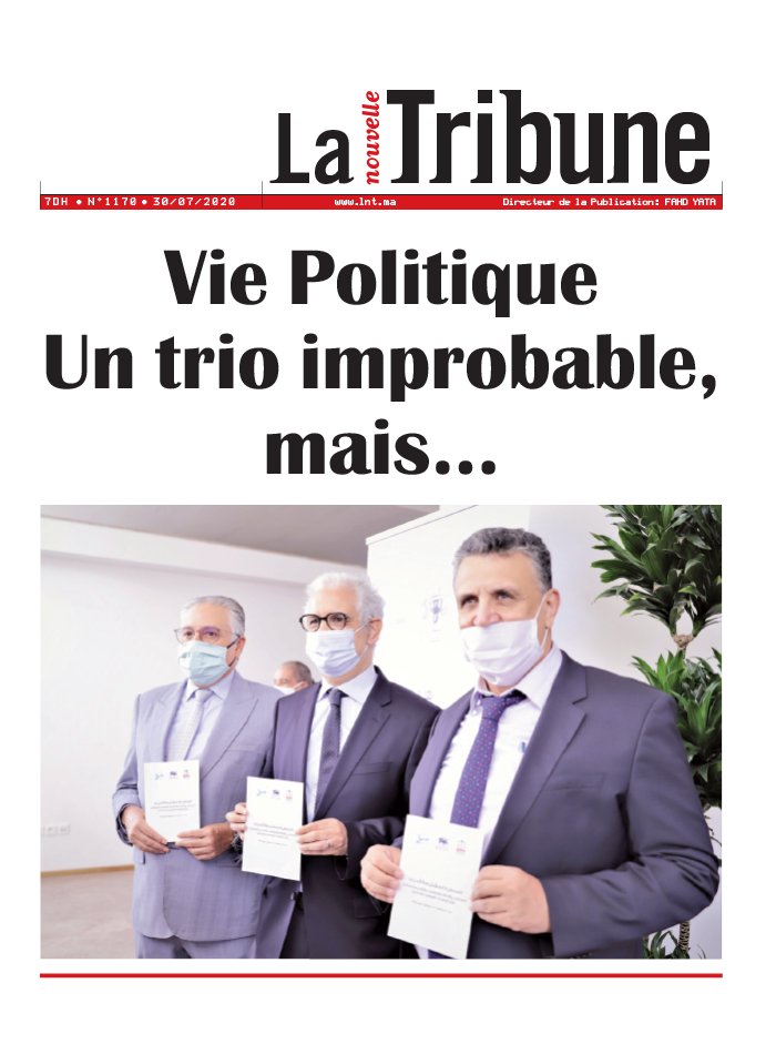 La Nouvelle Tribune N°1170 du 30 juillet 2020 à télécharger sur iPad