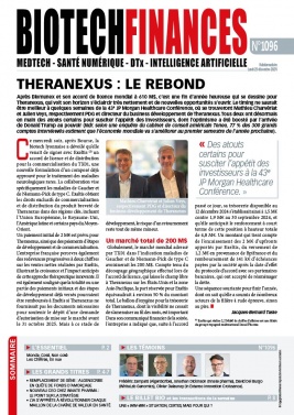 Lisez Biotech Finances du 06 janvier 2025 sur ePresse.fr