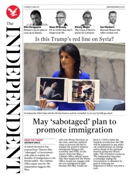 The Independent N°20170406 du 06 avril 2017 à télécharger sur iPad