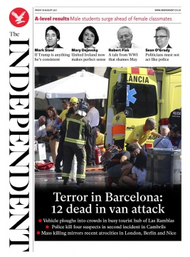 The Independent N°20170818 du 18 août 2017 à télécharger sur iPad