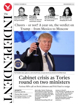 The Independent N°20171108 du 08 novembre 2017 à télécharger sur iPad