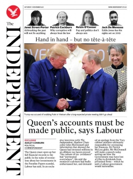 The Independent N°20171111 du 11 novembre 2017 à télécharger sur iPad