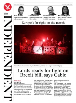The Independent N°20171112 du 12 novembre 2017 à télécharger sur iPad