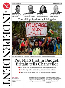 The Independent N°20171119 du 19 novembre 2017 à télécharger sur iPad