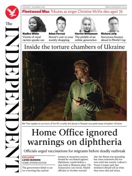 The Independent 01 décembre 2022