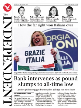 The Independent 27 septembre 2022
