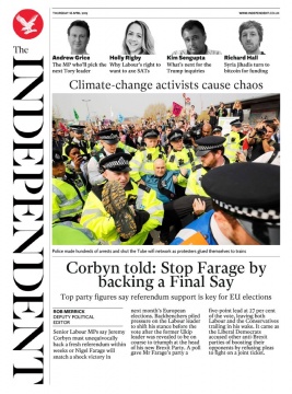 The Independent N°20190418 du 18 avril 2019 à télécharger sur iPad