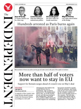 The Independent N°20181209 du 09 décembre 2018 à télécharger sur iPad