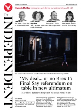 The Independent N°20181115 du 15 novembre 2018 à télécharger sur iPad