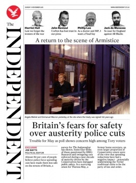 The Independent N°20181111 du 11 novembre 2018 à télécharger sur iPad