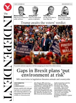 The Independent N°20181106 du 06 novembre 2018 à télécharger sur iPad