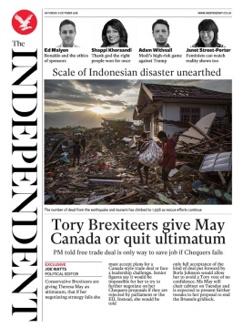 The Independent N°20181006 du 06 octobre 2018 à télécharger sur iPad