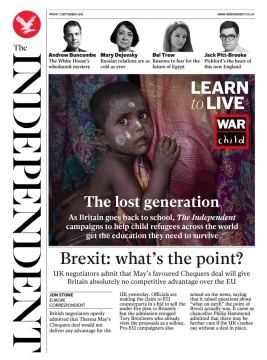 The Independent N°20180907 du 07 septembre 2018 à télécharger sur iPad