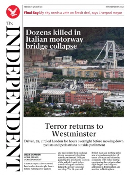 The Independent N°20180815 du 15 août 2018 à télécharger sur iPad