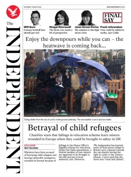 The Independent N°20180811 du 11 août 2018 à télécharger sur iPad