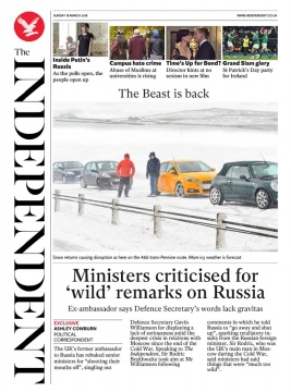 The Independent N°20180319 du 19 mars 2018 à télécharger sur iPad