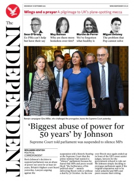 The Independent N°20190918 du 18 septembre 2019 à télécharger sur iPad