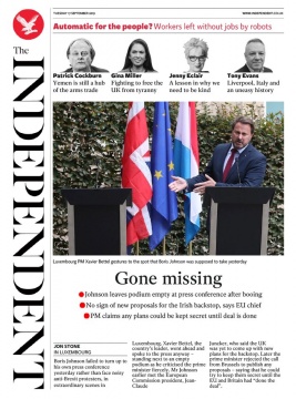 The Independent N°20190917 du 17 septembre 2019 à télécharger sur iPad