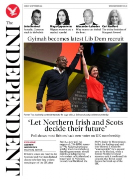 The Independent N°20190915 du 15 septembre 2019 à télécharger sur iPad