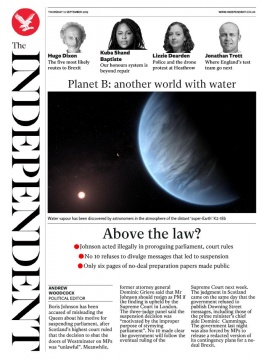 The Independent N°20190912 du 12 septembre 2019 à télécharger sur iPad