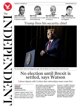 The Independent N°20190911 du 11 septembre 2019 à télécharger sur iPad
