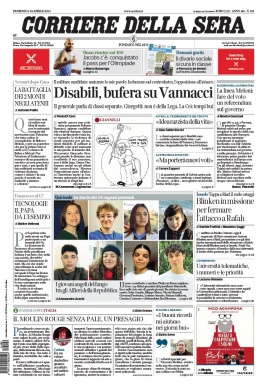 Corriere Della Sera N°20240428 du 28 avril 2024 à télécharger sur iPad