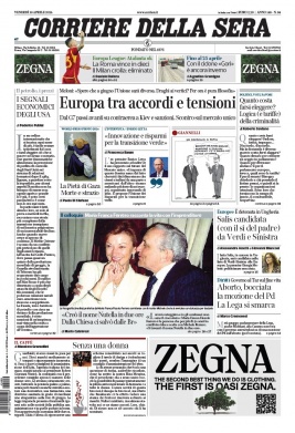 Corriere Della Sera N°20240419 du 19 avril 2024 à télécharger sur iPad
