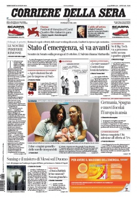 Corriere Della Sera N°20200729 du 29 juillet 2020 à télécharger sur iPad