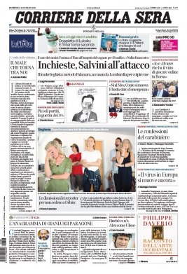 Corriere Della Sera N°20200726 du 26 juillet 2020 à télécharger sur iPad
