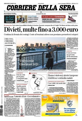Corriere Della Sera N°20200325 du 25 mars 2020 à télécharger sur iPad