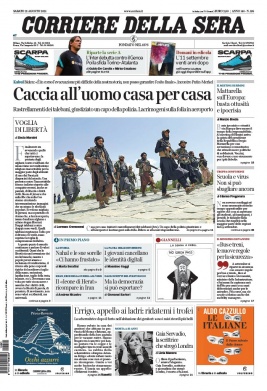 Corriere Della Sera N°20210821 du 21 août 2021 à télécharger sur iPad