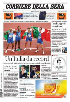 Corriere Della Sera N°20210807 du 07 août 2021 à télécharger sur iPad