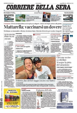 Corriere Della Sera N°20210729 du 29 juillet 2021 à télécharger sur iPad