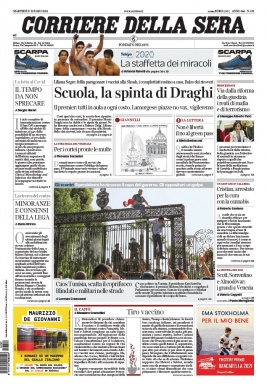 Corriere Della Sera N°20210727 du 27 juillet 2021 à télécharger sur iPad