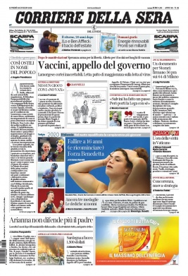 Corriere Della Sera N°20210726 du 26 juillet 2021 à télécharger sur iPad