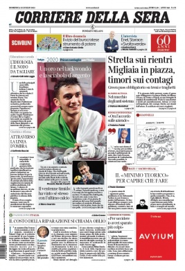 Corriere Della Sera N°20210725 du 25 juillet 2021 à télécharger sur iPad