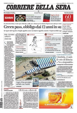 Corriere Della Sera N°20210723 du 23 juillet 2021 à télécharger sur iPad