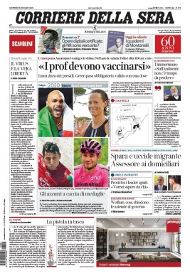 Corriere Della Sera N°20210722 du 22 juillet 2021 à télécharger sur iPad