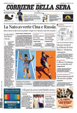 Corriere Della Sera N°20210615 du 15 juin 2021 à télécharger sur iPad